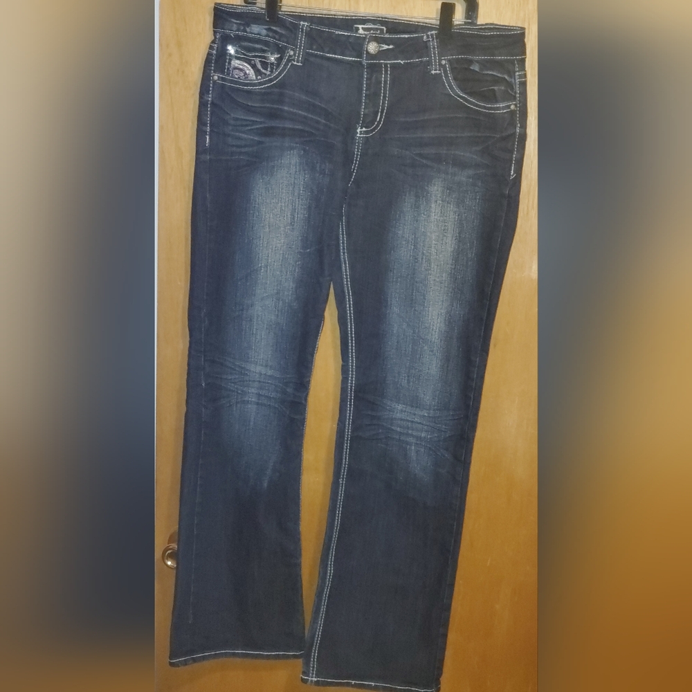 Glammed Up Bootcut Jeans by Soundgirl